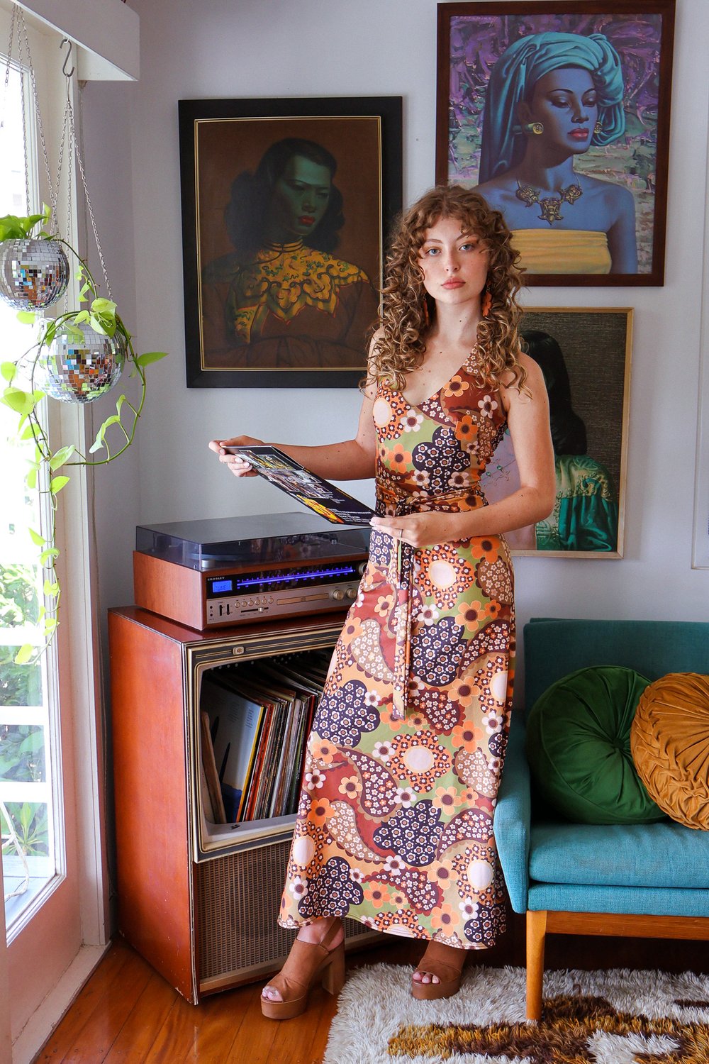 Boogie Nights dress In Magic carpet Ride