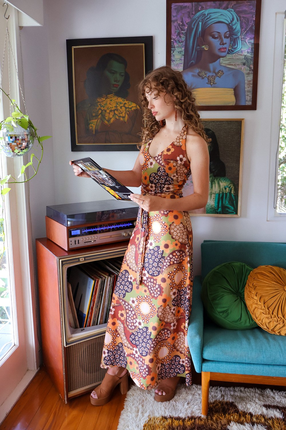 Boogie Nights dress In Magic carpet Ride