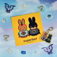 Image 2 of SuperBat x Bunnies Prints - 6"