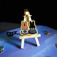 Image 2 of SuperBat x Bunnies Charms - 2.5"