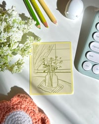 Jumbo Flower Vase Sticker 