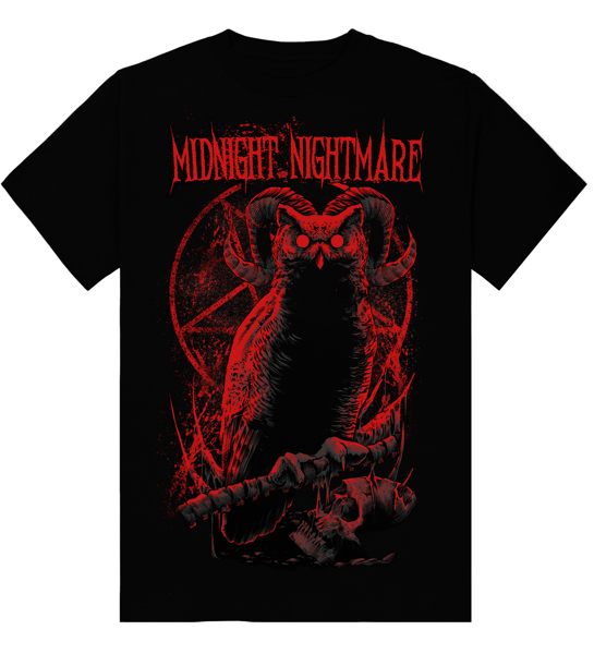 Image of Owl T-Shirt // Midnight Nightmare