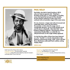 Image of Paul Kelly - You Make Me Tremble / Come With Me - Available Now!