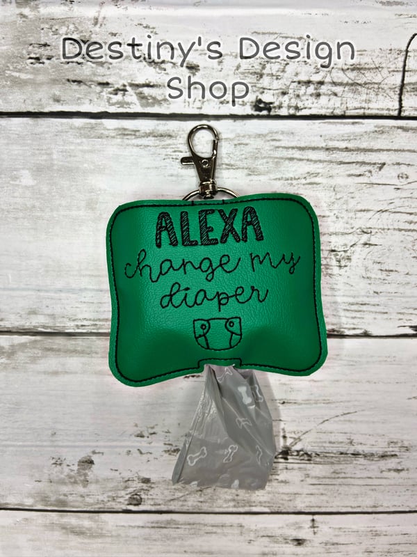 Image of Alexa Change My Diaper, Diaper Waste Bag Holder  ONLY