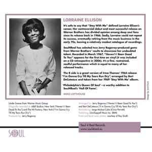 Image of Lorraine Ellison - Haven't I Been Good To You/I'm Gonna Cry Til My Tears Run Dry - Last Few‼⏰