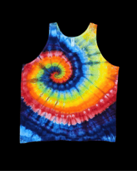 Rainbow Spiral Tank Top XL