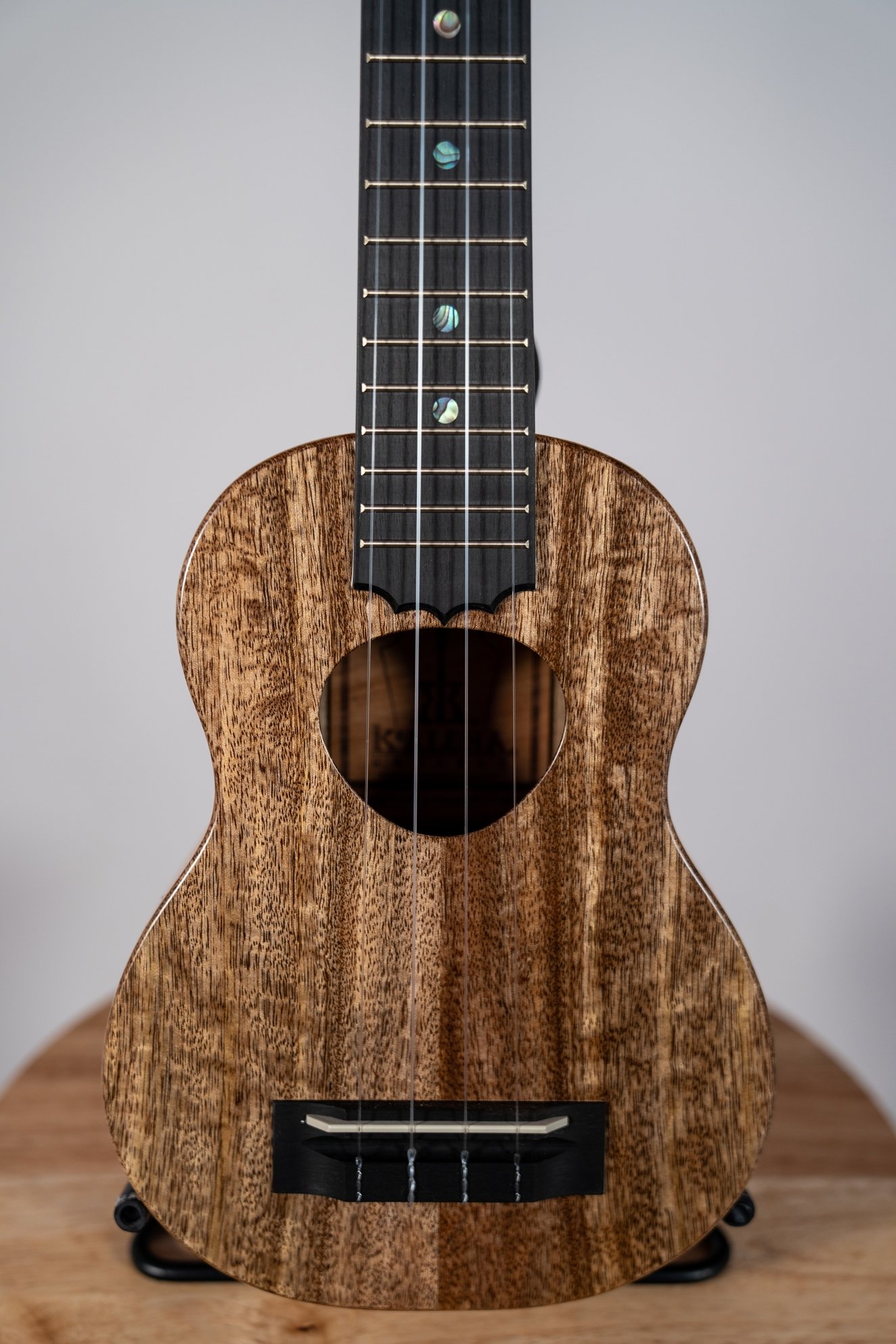 Image of KoAloha KSM-10RP Curly Mango Royal Pikake Soprano #2