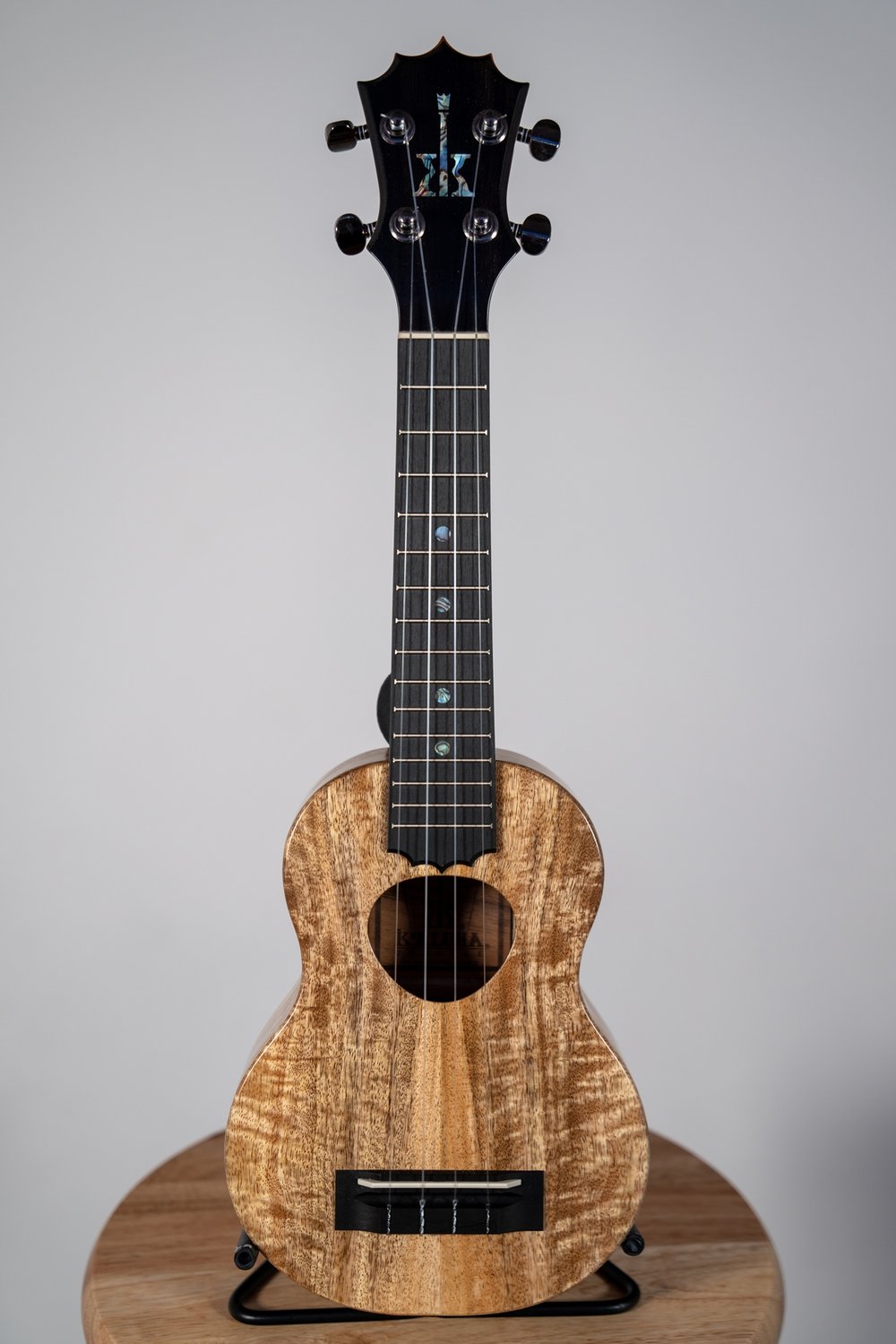 Image of KoAloha KSM-10RP Curly Mango Royal Pikake Soprano #3