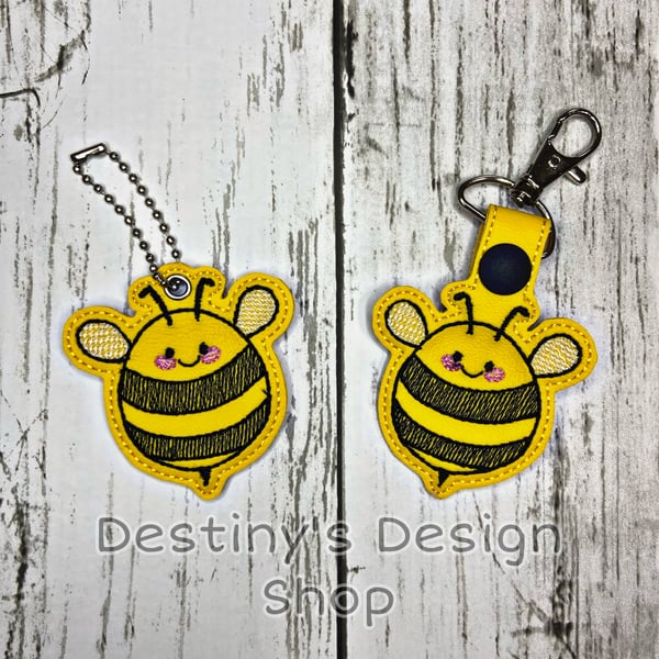 Image of Kawaii  Bee Charm and Keychain 