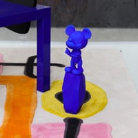 Image 2 of MICKEY ROCK MEDIUM BY ARIK LEVY - COBALT BLUE 43 CM