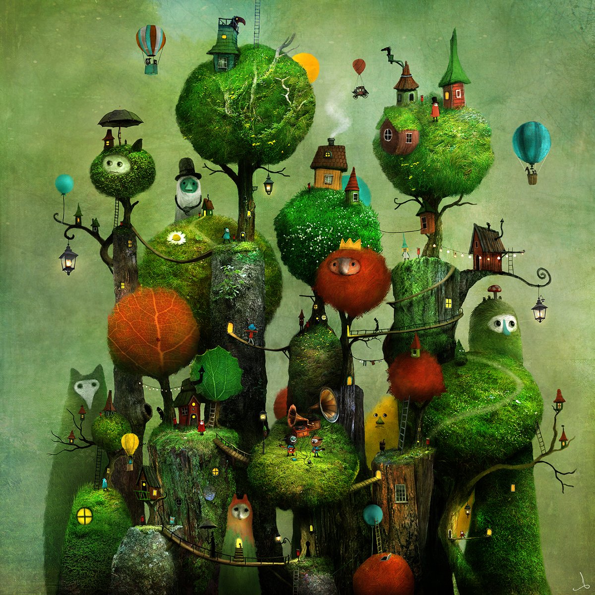 The village of Clou Alexander Jansson Shop