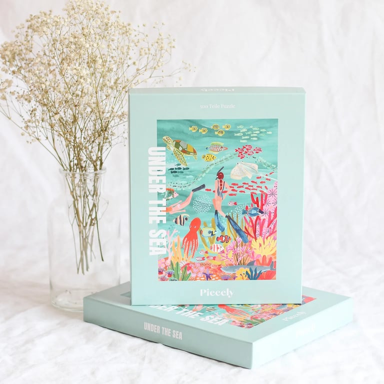 PUZZLE 500 PIÈCES - UNDER THE SEA, PIECELY Image 5