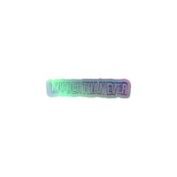 Holographic stickers