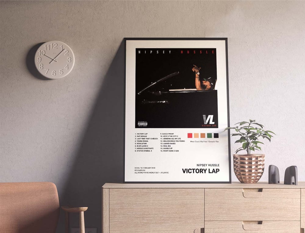 Nipsey Hussle - Victory Lap Album Cover Poster
