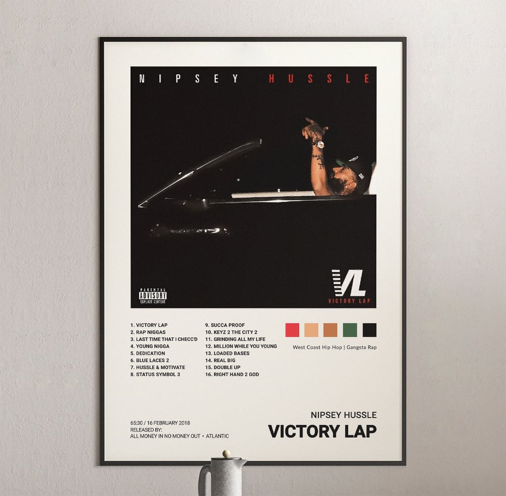 Nipsey Hussle - Victory Lap Album Cover Poster