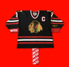 BETS BIG VINTAGE EXCLUSIVE LUX CHI BLKHAWKS 90'S JERSEY