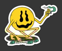 Skate Smiley Sticker