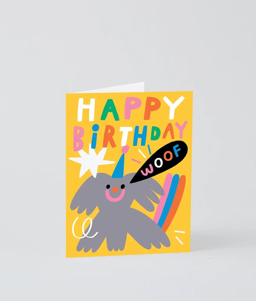 Image of Birthday Woof Card