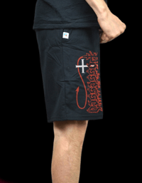 Image 2 of POSSESSED - SEVEN CHURCHES (ATHLETIC COTTON SHORTS)