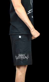 Image 2 of BLACK WITCHERY - THORN CROSS GOATHEAD (ATHLETIC COTTON SHORTS)