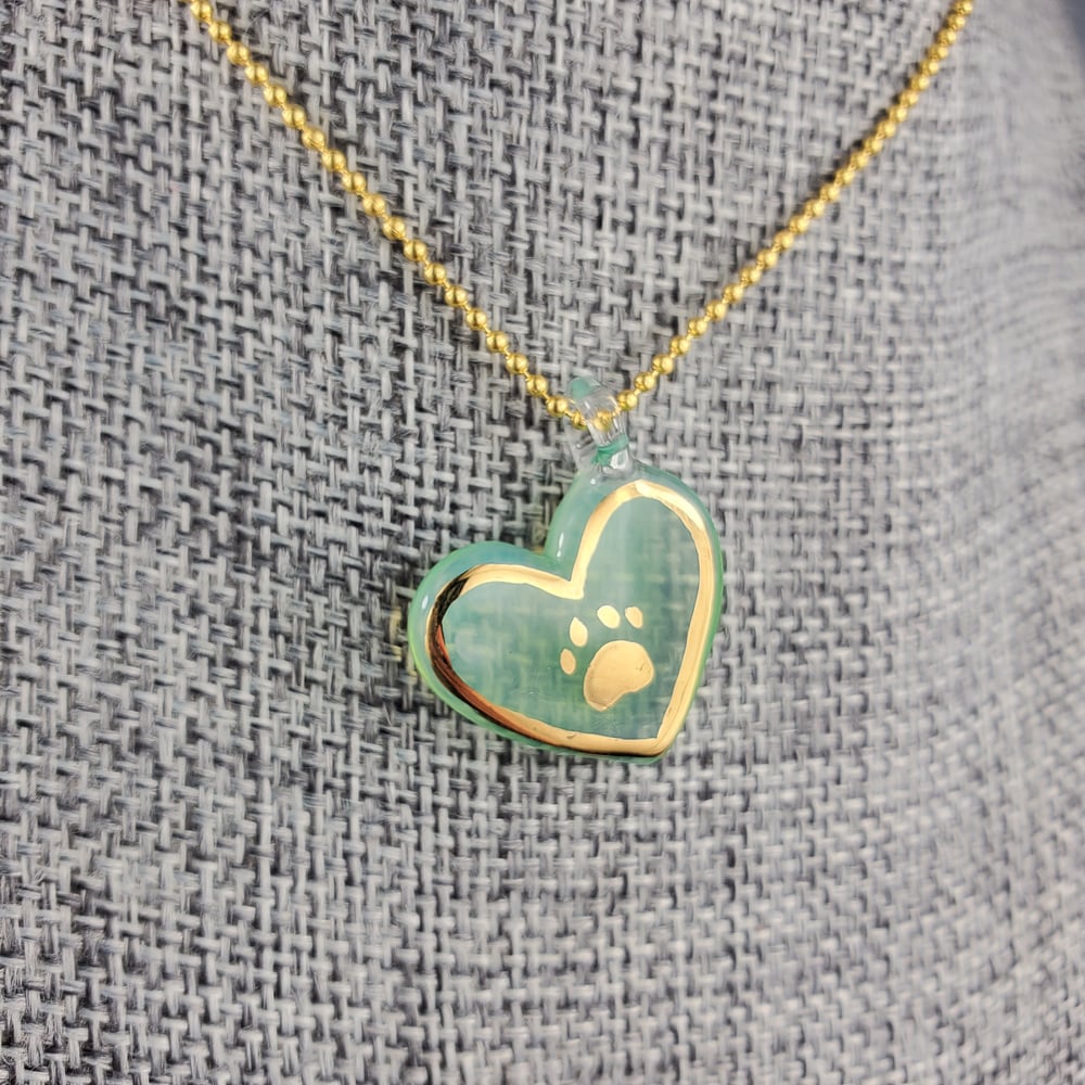 Image of Antique Jade Heart