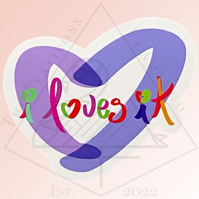 Image of "i loves it" - Magnet