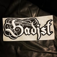 Sadist “Large Embroidered Script” patch