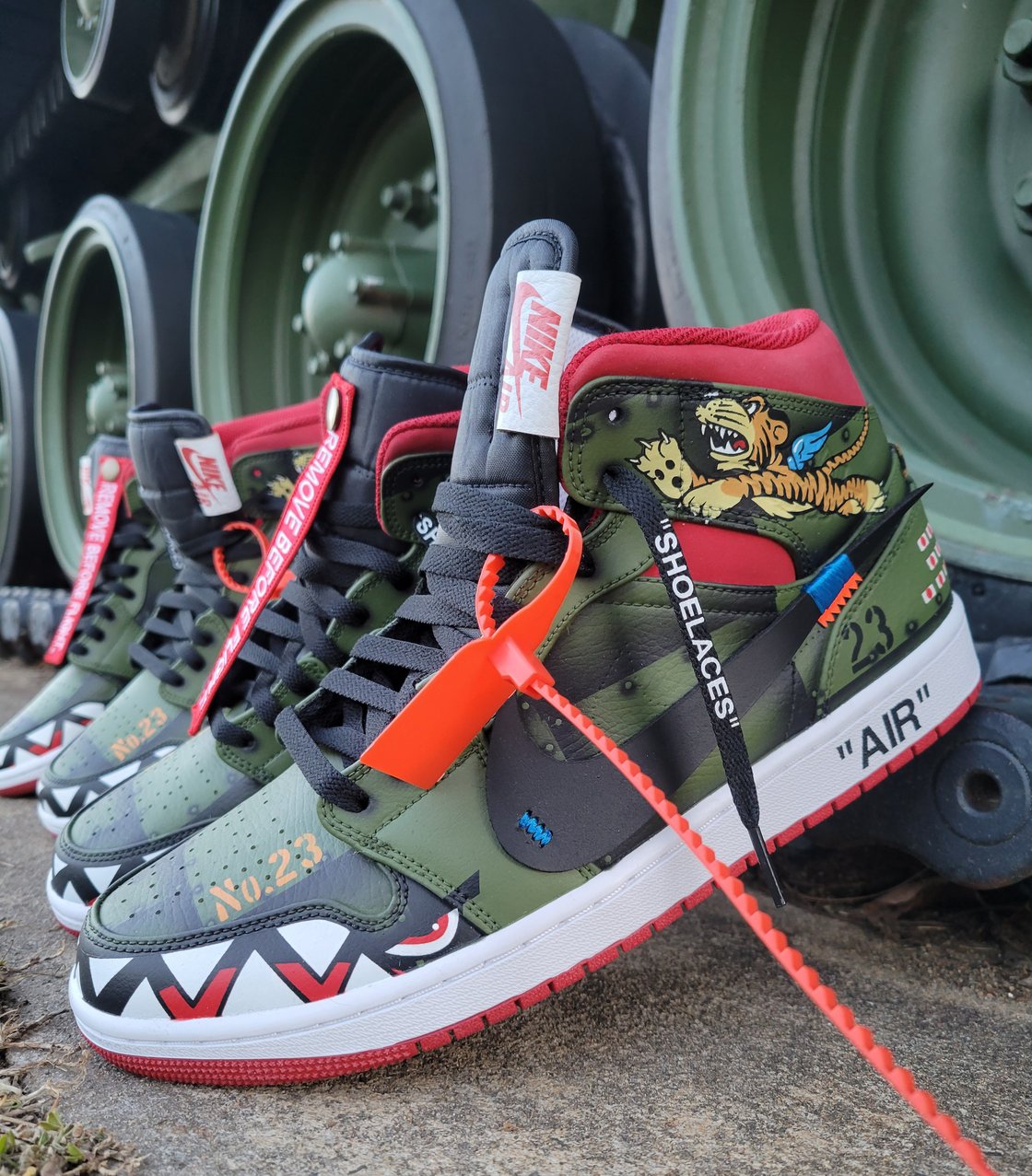 Image of Jordan 1 Flying Tigers Warhawk's