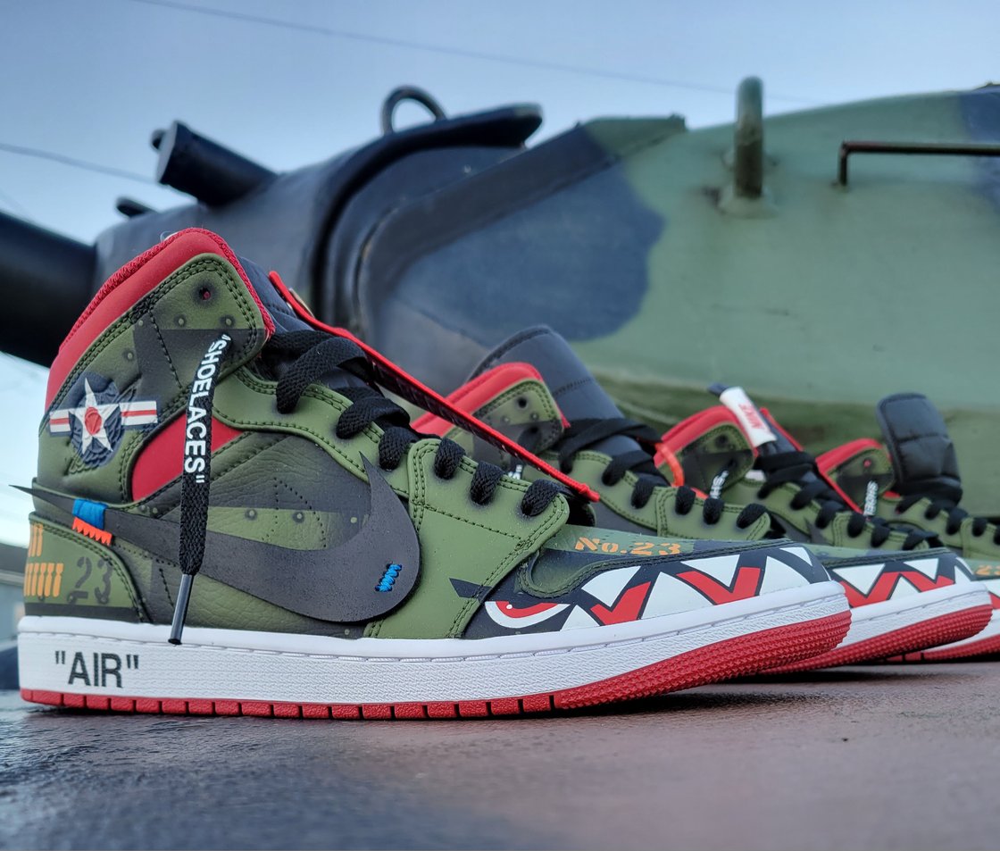 Image of Jordan 1 Flying Tigers Warhawk's