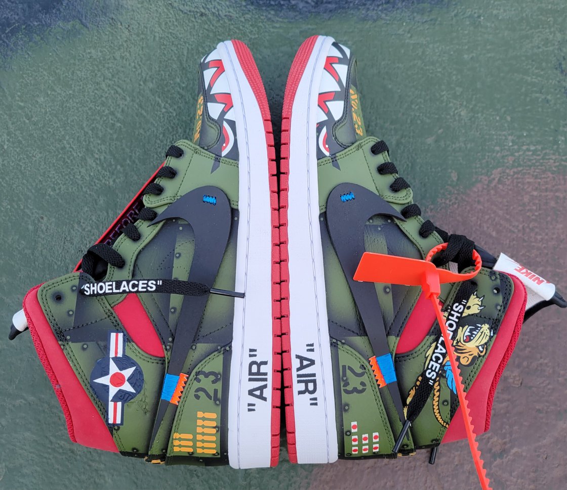 Image of Jordan 1 Flying Tigers Warhawk's
