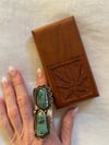 late 1960s carved wood JOINT stash holder