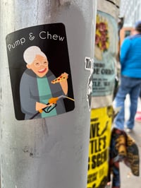 Image 2 of Pump & Chew Sticker