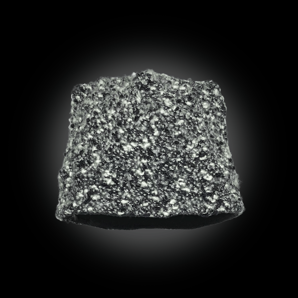 Image of SQUARE BEANIE (COAL)