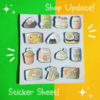 "Hungry!" Sticker Sheet
