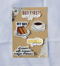 Coffee sticker sheet