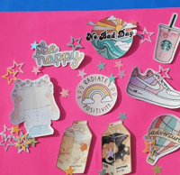 Pink Glow collection stickers!