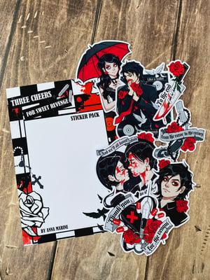 Image of Sweet Revenge sticker pack 