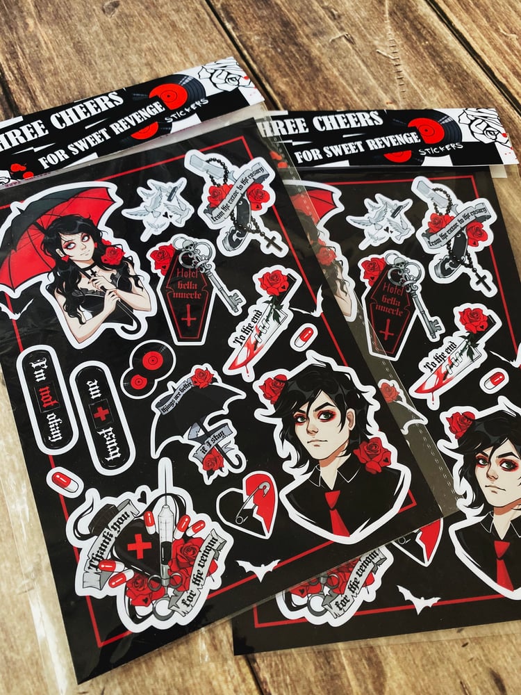 Image of Sweet Revenge sticker sheet 