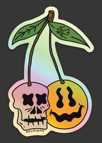 Shralp Cherry Holo Sticker
