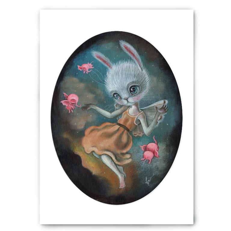 Image of Bunnyfly (Mini Print)