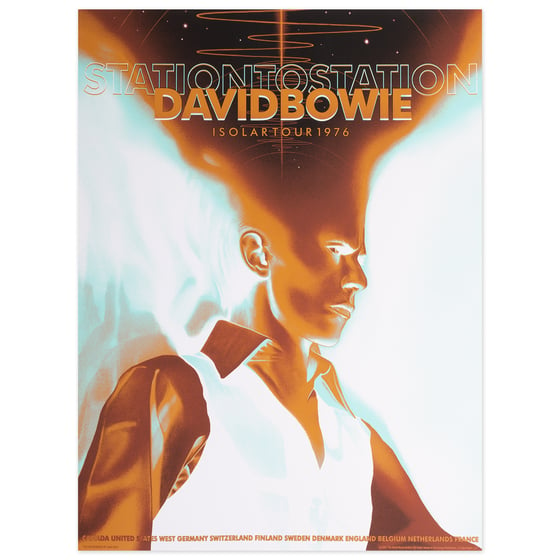 Image of DAVID BOWIE 1976 ISOLAR TOUR (MAIN EDITION) ~ Screen Print