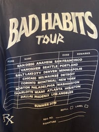 Image 5 of 2019 Nav Bad Habits Tour T-shirt (M) 