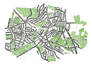 Image of West Wickham - Hayes - Coney Hall – SE London Type Map