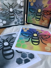 Image 2 of Manchester Bee print 