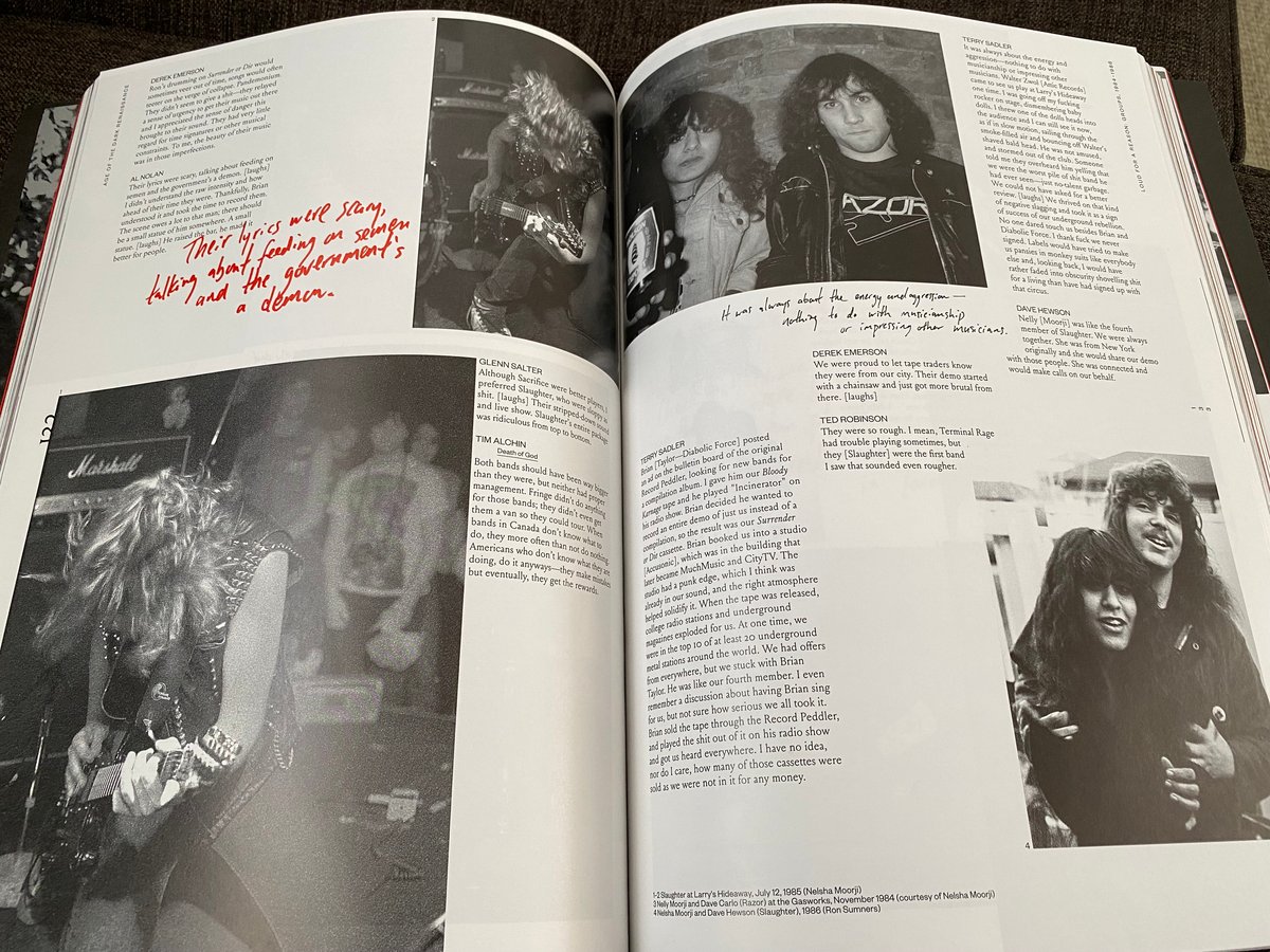 Image of EVE OF DARKNESS: Toronto Metal in the 1980s BOOK with Banshee 45 and Hateful Snake 45 POSTPAID IN US