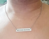 Image 2 of Affirmation Bar Necklace 