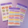 Colorfull stickers sheets