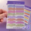 Colorfull stickers sheets