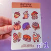 Automn stickers sheets