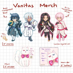 Image of Vanitas Charms/ Murr Sticker/ Murr Button